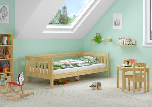 Lit simple enfant pin - lit,